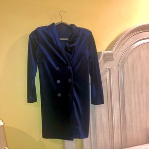 ASOS never worn navy tuxedo dress